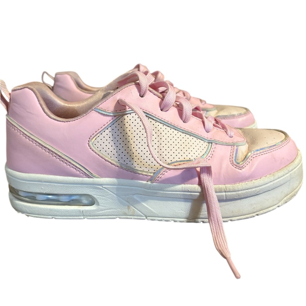 Skechers Pink and White Women's Sneakers Size Youth 5 Women’s 6.5-7